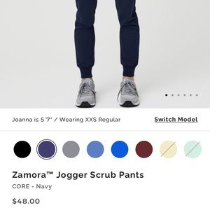 FIGS Zamora Jogger Scrub Pants, Navy, Medium